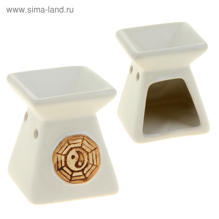 Аромалампа "Инь-Ян" 13 x 7 x 7 см, белый - Фото 1