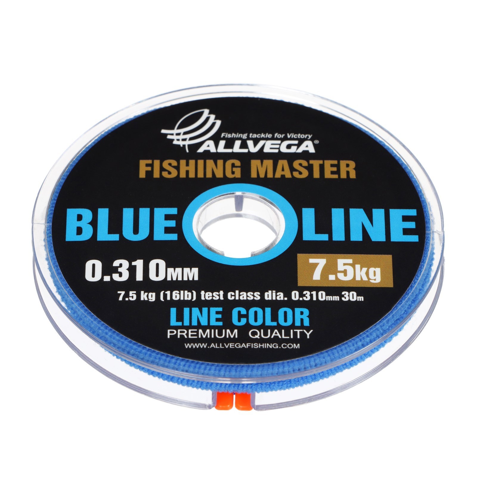 Леска монофильная ALLVEGA Fishing Master, диаметр 0.310 мм, тест 7.5 кг, 30  м, голубая (9335949) - Купить по цене от 119.00 руб.