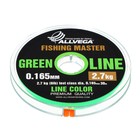 Леска монофильная ALLVEGA Fishing Master, диаметр 0.165  мм, тест 2.7 кг, 30 м, зеленая - фото 10060471
