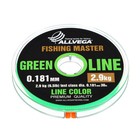 Леска монофильная ALLVEGA Fishing Master, диаметр 0.181 мм, тест 2.9 кг, 30 м, зеленая - фото 1168270