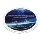 Леска монофильная ALLVEGA Fluorocarbon Hybrid, диаметр 0.08 мм, тест 0.85 кг, 30 м, флюорокарбон 65% - фото 319119089