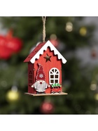 Ёлочная игрушка «Домик эльфа», 10×7×5 см, 1 LED, от батареек, свечение тёплое белое - Фото 5