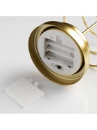 Фигура световая "Ель золотистая", 25x12х12 см, 10LED. АААх3 (не в компл.), Т/БЕЛЫЙ - фото 14996021