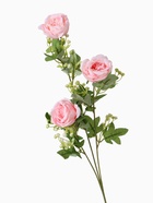 Цветы искусственные "Роза Амория" 7х62 см, светло-розовый - фото 809135323