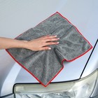 Салфетка из микрофибры, пушистая, 35 х 40 см, 250 г/м² - фото 24749617