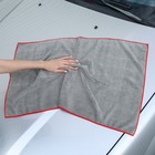 Салфетка из микрофибры пушистая, универсальная, 50×80 см, 250 г/м² - Фото 3