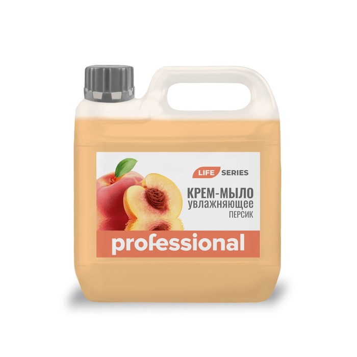 Крем-мыло Professional «Персик» канистра, 3 л - Фото 1