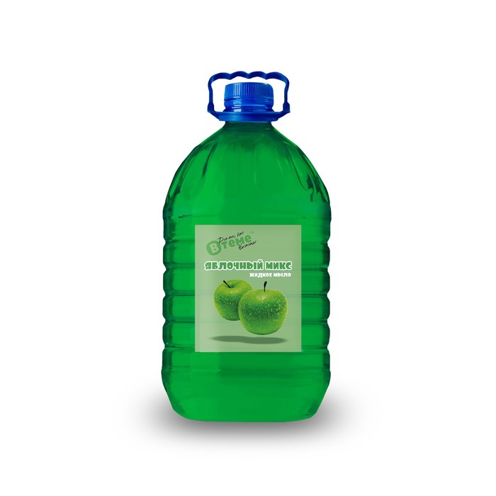Жидкое мыло «Втеме Яблочный микс» ПЭТ, 4,7 л - Фото 1