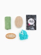 Подарочный набор «Этель» Eucaliptus, полотенце 30×60 см, мочалка, массажёр - Фото 4