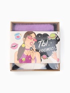 Подарочный набор «Этель. Ты космос», полотенце 30×60 см, мочалка, массажёр - Фото 23