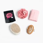 Подарочный набор «Этель» Spring, полотенце 30×60 см, мочалка, массажёр - Фото 2