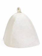 Шапка для бани и сауны, с принтом «С новым годом! Дед Мороз с веником и бокалом », полиэфир 70%, шерсть 30%, «Банная забава» - Фото 6