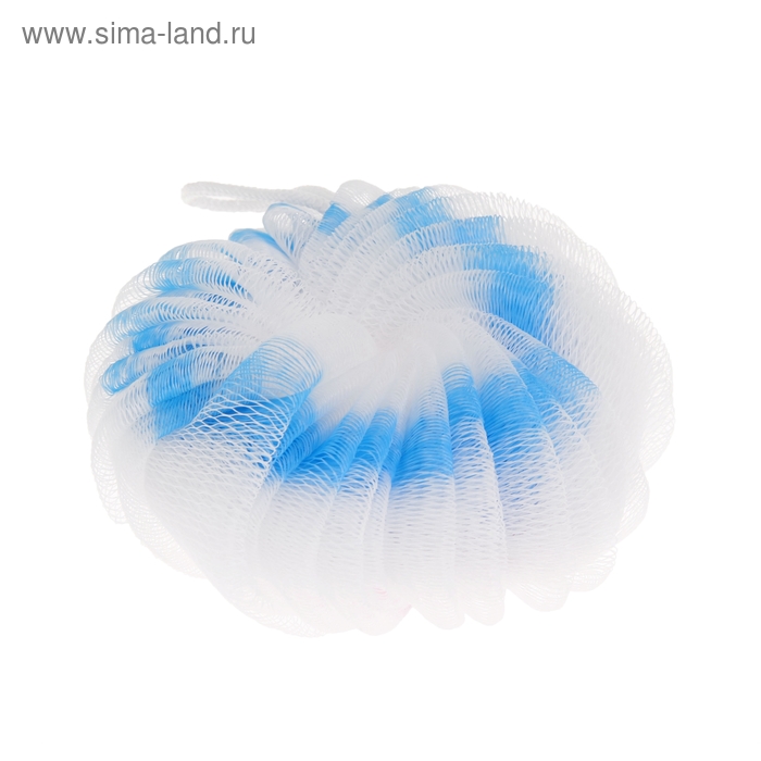 Мочалка для тела Доляна «Ракушка», 55 гр, цвет МИКС - Фото 1