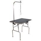 Стол универсальный СВУ-12 для груминга, резиновая столешница, 900×600×750 мм, черный - Фото 1