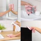 Салфетка микрофибра Raccoon «Корал», 30×30 см, картонный конверт - Фото 3