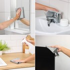 Салфетка для уборки «Блеск», 30×30 см, микрофибра - Фото 5