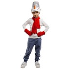 Карнавальный набор «Снеговик», шапка-маска, варежки, шарф, 3-9 лет - фото 11166873