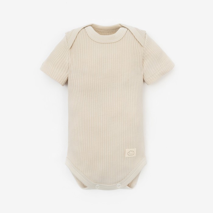 Боди детское Крошка Я BASIC LINE, рост 86-92 см, молочное - Фото 1
