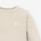Боди с длинным рукавом Крошка Я, BASIC LINE, рост 74-80 см, цвет молочный 9235648 - фото 14094740