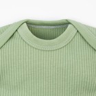 Боди детское Крошка Я BASIC LINE, рост 80-86 см, зелёное - Фото 2