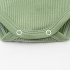 Боди детское Крошка Я BASIC LINE, рост 80-86 см, зелёное - Фото 5