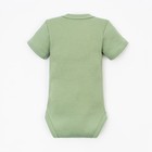 Боди детское Крошка Я BASIC LINE, рост 86-92 см, зелёное - Фото 7