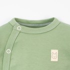 Боди с длинным рукавом Крошка Я, BASIC LINE, рост 68-74 см, цвет зелёный - Фото 2
