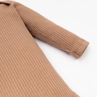 Боди с длинным рукавом Крошка Я, BASIC LINE, рост 62-68 см, цвет коричневый 9235760