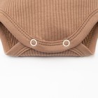 Боди с длинным рукавом Крошка Я, BASIC LINE, рост 62-68 см, цвет коричневый 9235760