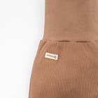Ползунки-штанишки Крошка Я, BASIC LINE, рост 74-80 см, цвет коричневый - Фото 5