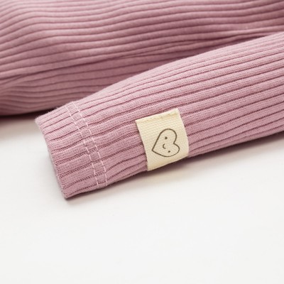 Боди с длинным рукавом «Крошка Я» BASIC LINE, рост 68-74 см, розовое