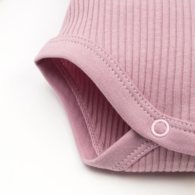 Боди с длинным рукавом «Крошка Я» BASIC LINE, рост 68-74 см, розовое