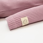 Боди с длинным рукавом Крошка Я, BASIC LINE, рост 74-80 см, цвет розовый - фото 109437354