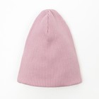 Шапочка для девочки Крошка, Я BASIC LINE, размер 46, цвет розовый - Фото 3