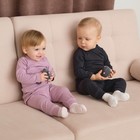 Лонгслив Крошка Я BASIC LINE, рост 80-86 см, розовый - Фото 2