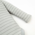 Боди с длинным рукавом Крошка Я, BASIC LINE, рост 86-92 см, полоска серая - фото 24352319