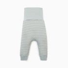 Ползунки-штанишки Крошка Я, BASIC LINE, рост 86-92 см, полоска серая - Фото 6