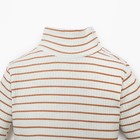 Боди-водолазка Крошка Я BASIC LINE, рост 68-74 см, полоска бежевая - Фото 6