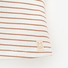 Лонгслив Крошка Я BASIC LINE, рост 74-80 см, полоска бежевая - Фото 6