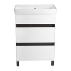 Комплект мебели для ванной: Тумба "Киото 60" + раковина "Томь", 44 х 58 х 82 см - фото 22692252