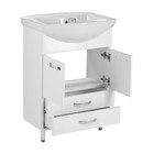 Комплект мебели для ванной: Тумба "Белла 60/2" + раковина "Грация", 60 х 43,3 х 82 см - Фото 3