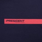 Футболка President, XS, синий, 100% хлопок, кул.гладь 150 г/м2 - Фото 2