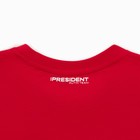 Футболка President Спорт.Хоккей, S, красный, 100% хлопок, кул.гладь 150 г/м2 9186229