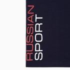 Футболка President Russian Sport, XL, синий, 100% хлопок, кул.гладь 150 г/м2 - Фото 5