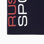 Футболка President Russian Sport, XL, синий, 100% хлопок, кул.гладь 150 г/м2 - Фото 6