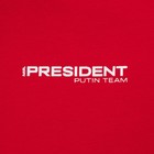 Лонгслив President Russian Sport, М, красный, 100% хлопок, кул.гладь 150 г/м2 - фото 46438421