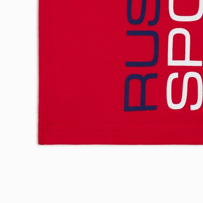 Лонгслив President Russian Sport, L, красный, 100% хлопок, кул.гладь 150 г/м2