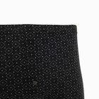 Трусы мужские свободные с пуговицей, цвет чёрный/ромбы, размер 54 9334053