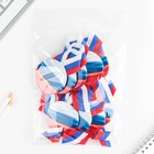 Значок закатной с лентой «Флаг РФ», триколор, d=56 мм. (комплект 10 шт) - фото 25272888