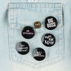 Значок металлический, закатной «Не беси меня», 25 мм, МИКС - Фото 2